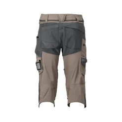 Arbejdsbukser ^ Mascot CUSTOMIZED 22249 KNICKERS MED KNÆLOMMER C58 MØRK SAND/STENGRÅ