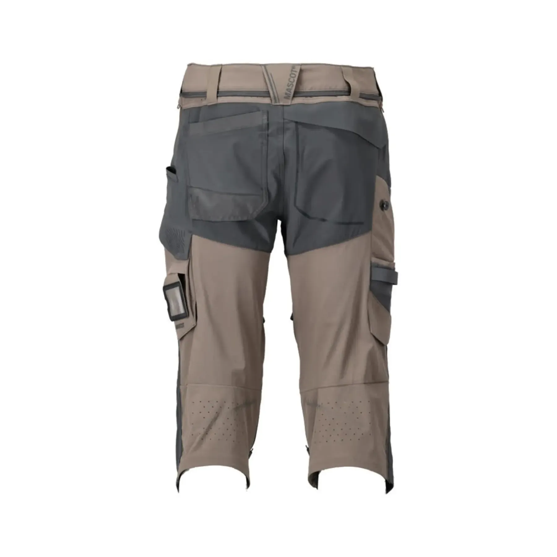 Arbejdsbukser ^ Mascot CUSTOMIZED 22249 KNICKERS MED KNÆLOMMER C58 MØRK SAND/STENGRÅ