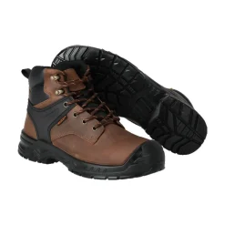 Fodtøj ^ Mascot FOOTWEAR ORIGINALS SIKKERHEDSSTØVLE NØDDEBRUN/SORT 45