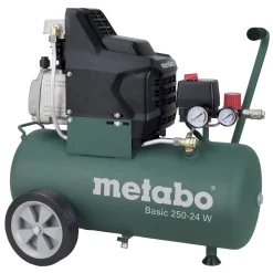 Trykluftværktøj ^ Metabo BASIC 250-24 W KOMPRESSOR 8 BAR 24 LITER