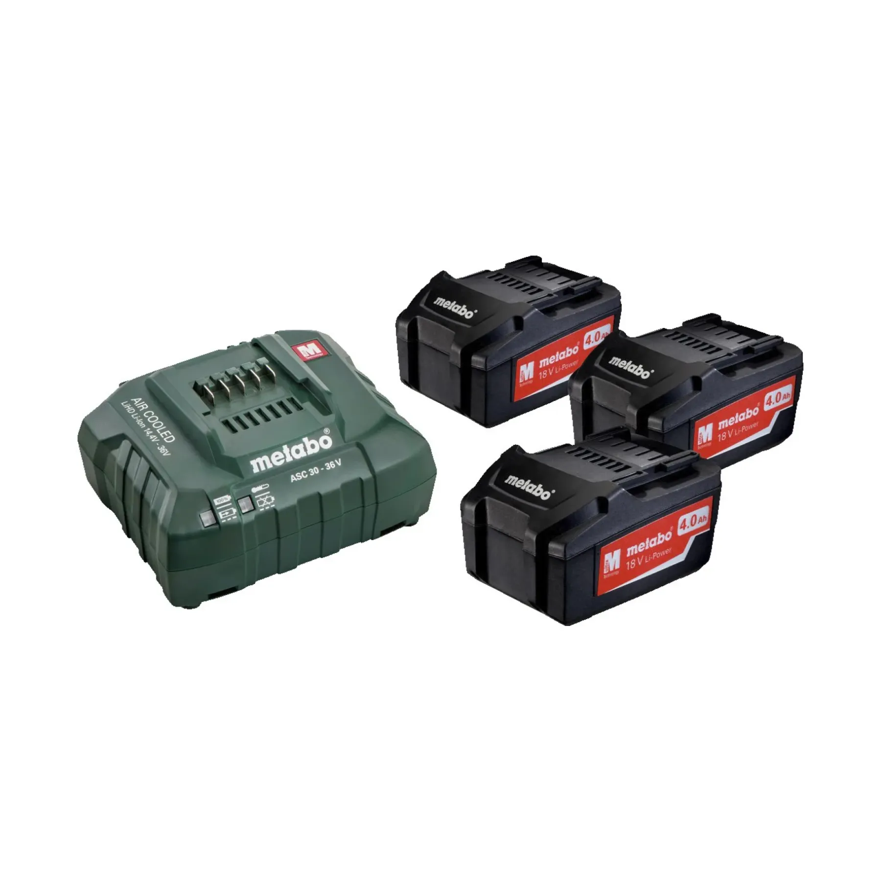 Batterier & Ladere ^ Metabo 685049000 BATTERISÆT 18V 4 AH