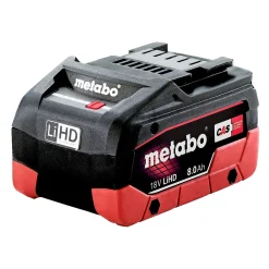 Batterier & Ladere ^ Metabo 625369000 BATTERI 18 VOLT 8,0 AH 1 STK