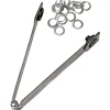 PRESENNINGSØJER I STÅL - INKLUSIV TANG - 10 STK. TANG 1.60 CM>Millarco New