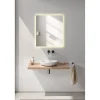 Badeværelsesmøbler ^ Milobad CL34 MED LED-LYS SPEJL 70X60