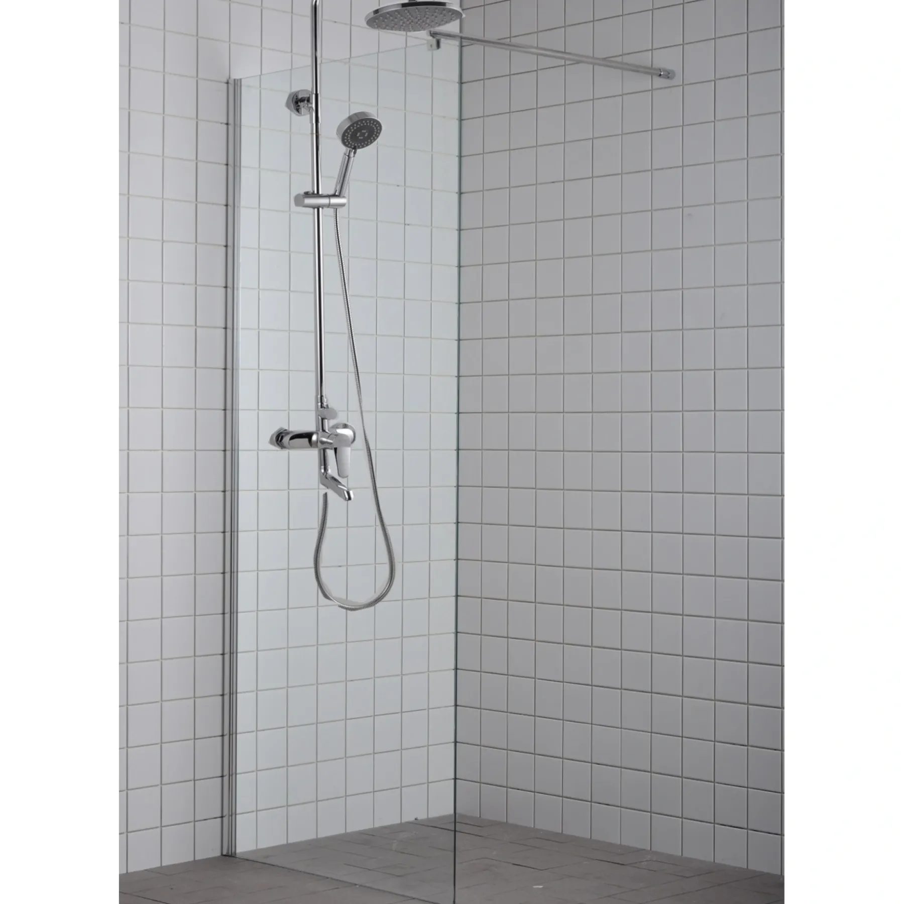 BRUSEVÆG HÆRDET GLAS 110 CM>Milobad New