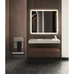 CL30 MED LED-LYS SPEJL 70X80>Milobad Online