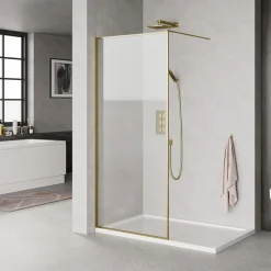 MESSING PROFIL BRUSEVÆG KLART GLAS 100 CM>Milobad Discount