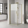 MESSING PROFIL BRUSEDØR KLART GLAS 90 CM>Milobad Outlet