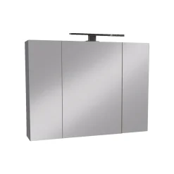 RENO SPEJLSKAB 2 LÅGER HVID 80 X 60 CM>Milobad Online