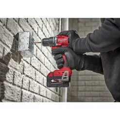 M18 BLDDRC-402C BOREMASKINE AKKU MED BATTERI OG LADER>MILWAUKEE New