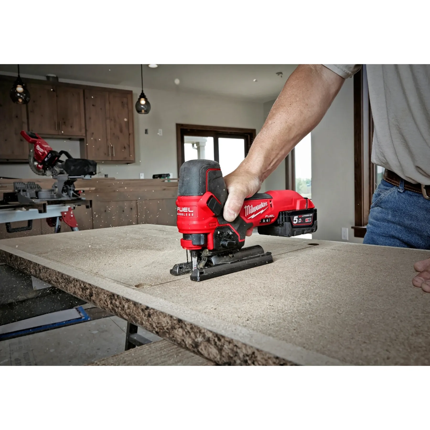 Stiksave ^ MILWAUKEE STIKSAV AKKU 18V UDEN BATTERI OG LADER