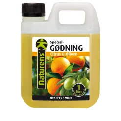 Gødning & Kalk ^ NATURENS CITRUS- OG OLIVENGØDNING 1 L