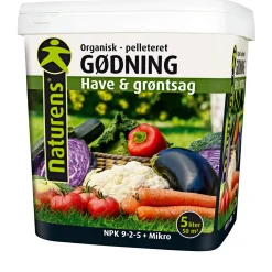 Gødning & Kalk ^ NATURENS GRØNTSAGSGØDNING 5 L