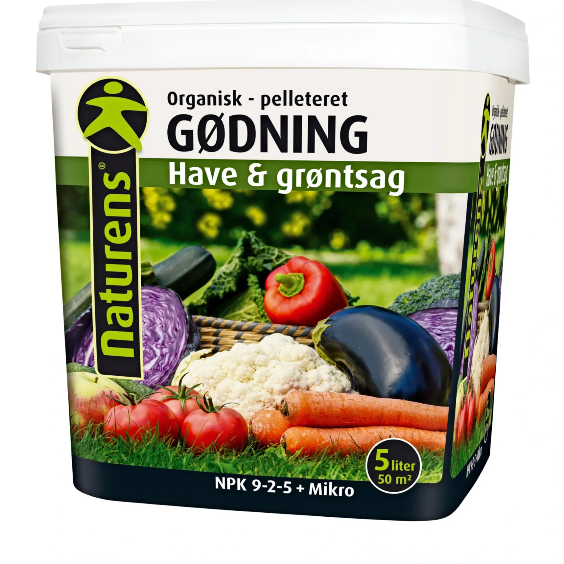 Gødning & Kalk ^ NATURENS GRØNTSAGSGØDNING 5 L