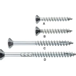 SPUN®+ UNIVERSALSKRUE SPUN+ SKRUE 6,0X120 MM ELFORZINKET 100 STK>NKT