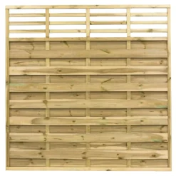 Træhegn ^ Nordic Fence STRAIGHT HEGN TRYKIMPRÆGNERET NATUR 4.50 X 180 CM