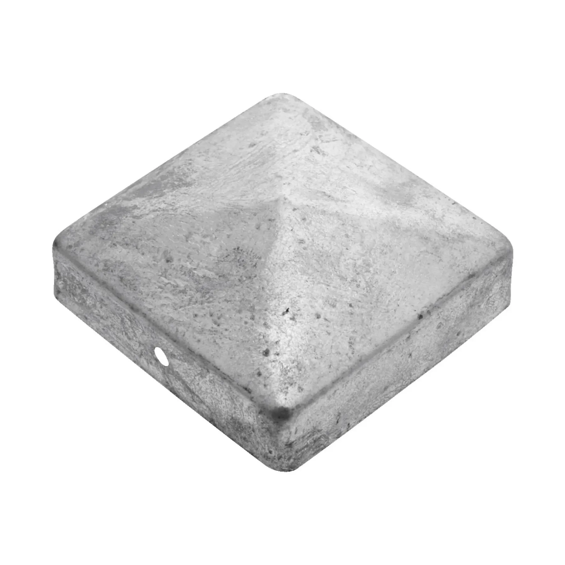 STOLPEHAT JERN GRÅ 71 X 71 MM>Nordic Fence Outlet