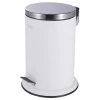 Tilbehør Badeværelse ^ Nortiq 12 LTR. PEDALSPAND MAT HVID 12 LTR.