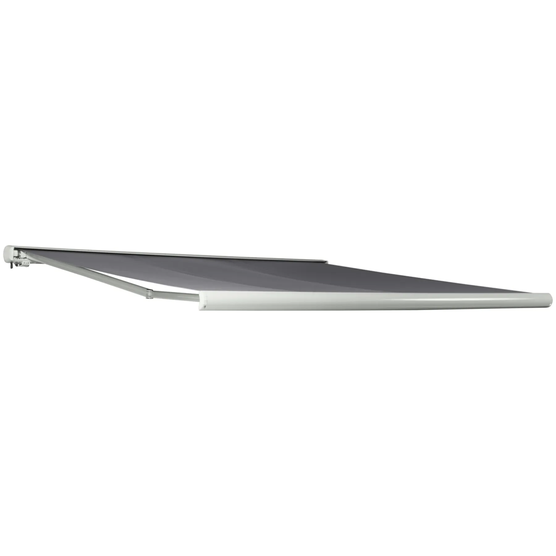 Parasoller & Markiser ^ Outfit M/LED MARKISE M/MOTOR HVID/GRÅ 4,8 M