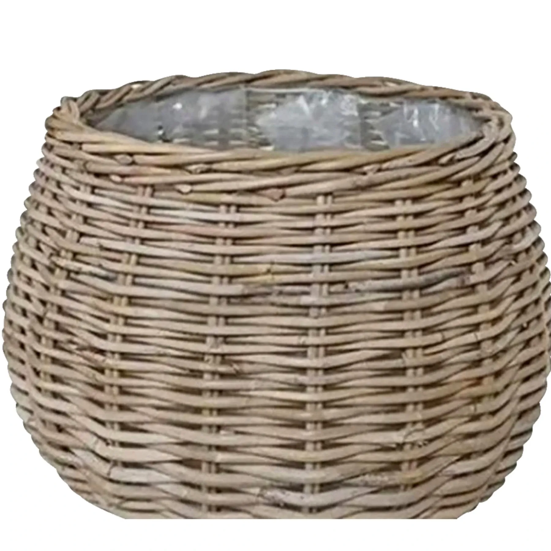 Havekrukker ^ Outrium INDO SÆT Á 2 STK. HAVEKRUKKE KUBO RATTAN NATUR 29X58X43