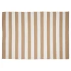 Tilbehør Havemøbler ^ Outrium PONZA UDENDØRSTÆPPE GENANVENDT PLAST (PET) BEIGE / OFF WHITE 140X200 CM
