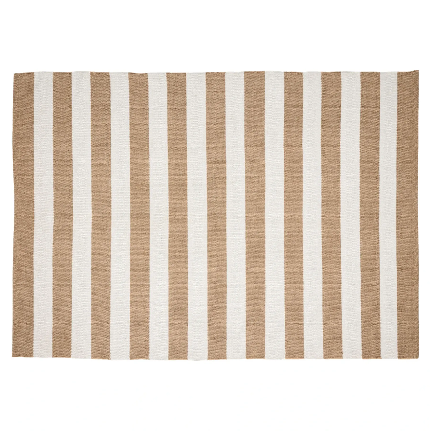 Tilbehør Havemøbler ^ Outrium PONZA UDENDØRSTÆPPE GENANVENDT PLAST (PET) BEIGE / OFF WHITE 140X200 CM