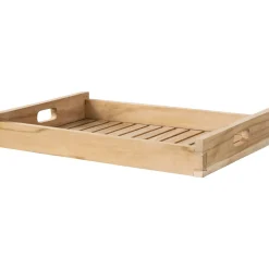 Tilbehør Havemøbler ^ Outrium SERVERINGSBAKKE NATUR TEAK