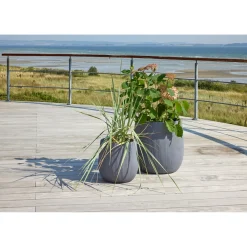 ELLA HAVEKRUKKE FIBERCEMENT ANTRACIT Ø57XH57CM>Outrium Outlet