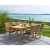 Havemøbelsæt ^ Outrium GILI/NAPOLI MED 6 STOLE HAVEMØBELSÆT TEAK/NATUR