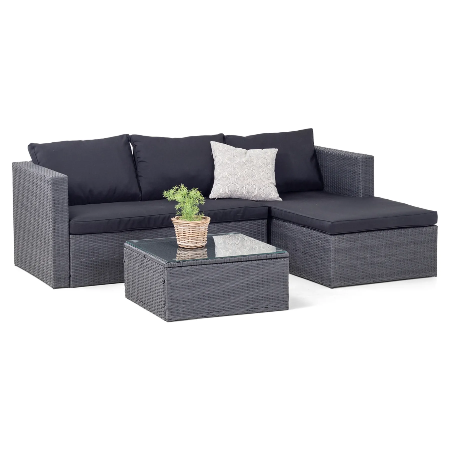 JAMAICA SOFASÆT SORT>Outrium New