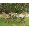 Cafesæt ^ Outrium JAVA/SYROS MED 2 STOLE CAFESÆT TEAK