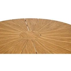 Haveborde ^ Outrium TAVIRA Ø120 CM HAVEBORD SORT/TEAK LOOK