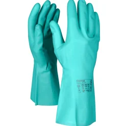 Arbejdshandsker ^ OX-ON CHEMICAL BASIC 6000 HANDSKE CE 10 GRØN 12 PAR