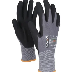 FLEXIBLE SUPREME 1600 ARBEJDSHANDSKE CE 10 GRÅ/SORT 1 PAR>OX-ON Discount