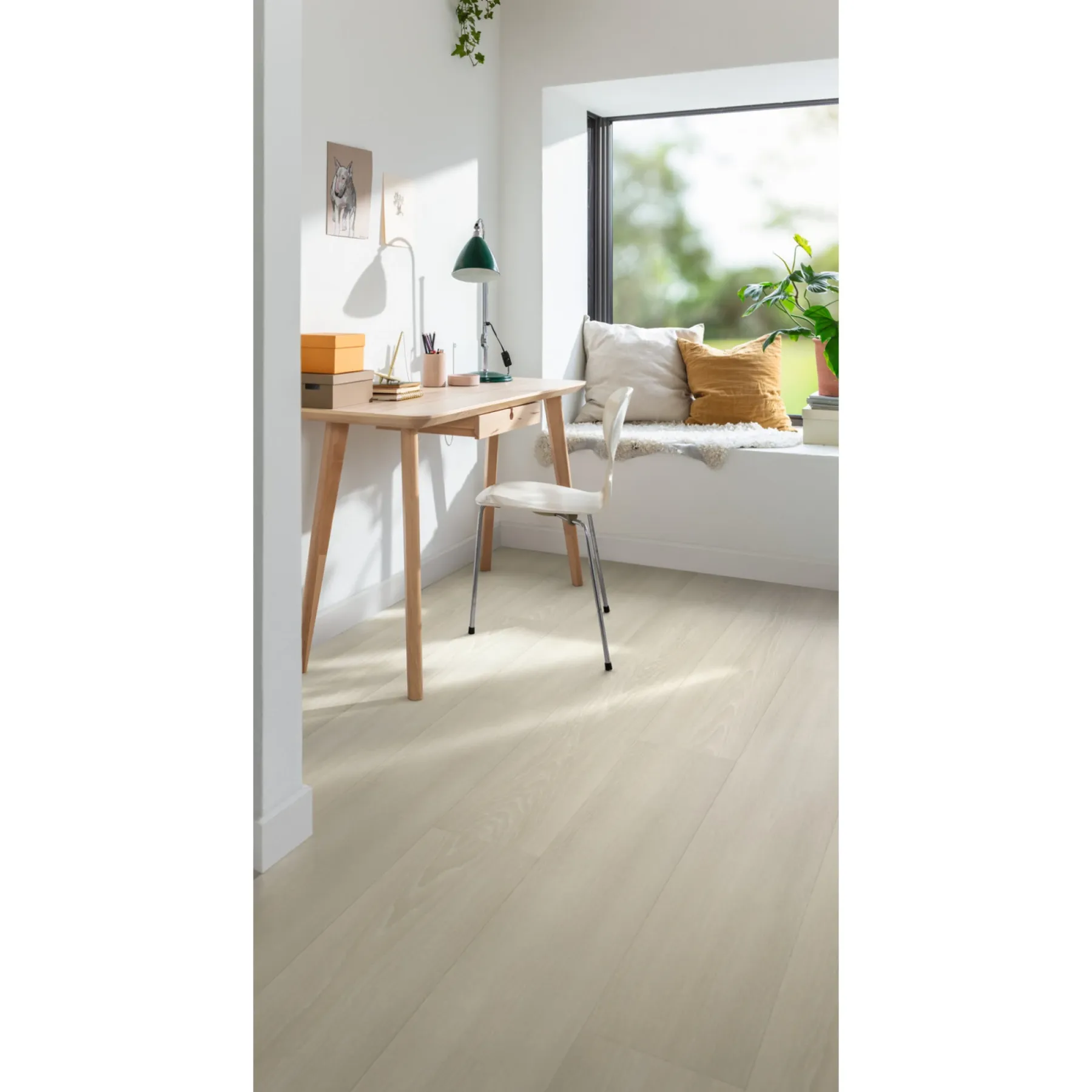 Laminatgulve ^ Pergo LILLEHAMMER LAMINATGULV SELECT WHITE OAK