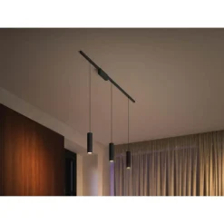 Smart Belysning ^ Philips Hue PERIFO 3 PENDLER SKINNESYSTEM SORT LED 5W