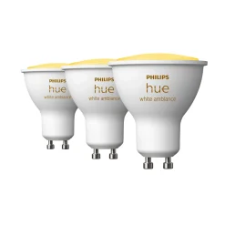 Smart Belysning ^ Philips Hue WA 3-PAK SMART LED PÆRE GU10 SPOT 5W