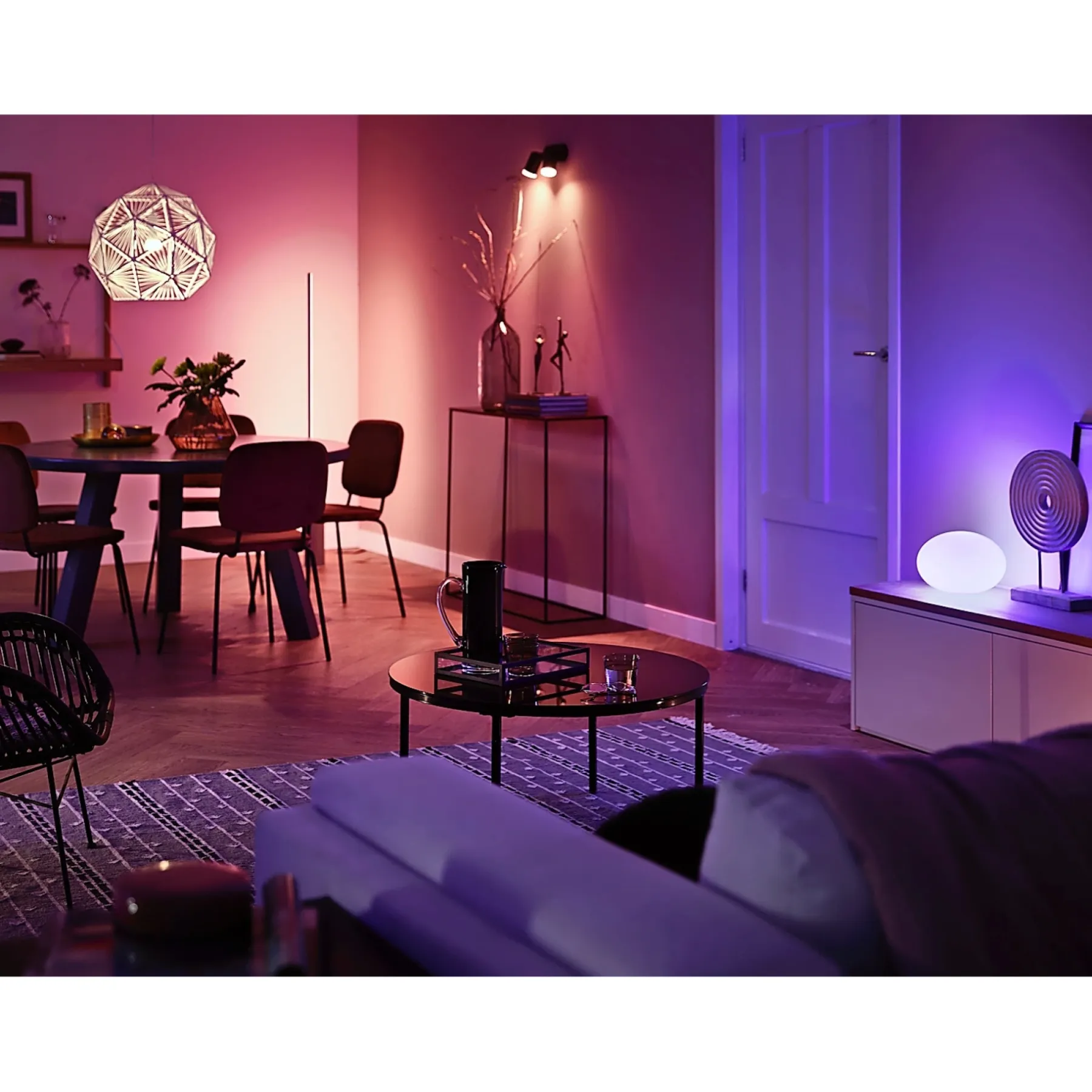 Smart Belysning ^ Philips Hue WCA 2 X E27, BRIDGE & DIM. SWITCH STARTSÆT