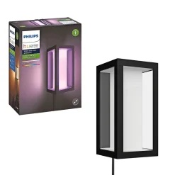 Smart Belysning ^ Philips Hue WCA IMPRESS COLOR UDENDØRS VÆGLAMPE 16W SORT