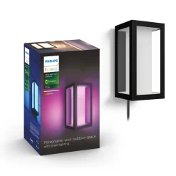 Smart Belysning ^ Philips Hue WCA IMPRESS UDENDØRS VÆGLAMPE 16W SORT