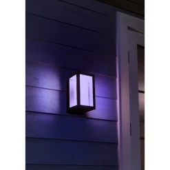 Smart Belysning ^ Philips Hue WCA IMPRESS UDENDØRS VÆGLAMPE 16W SORT