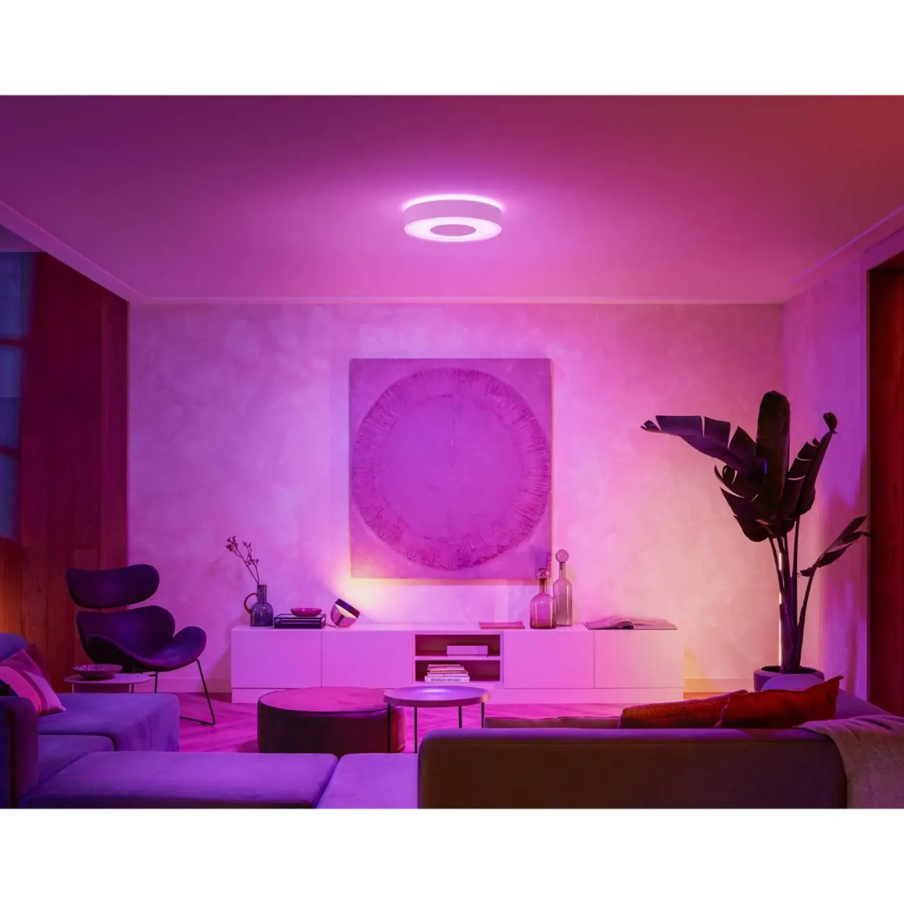 Smart Belysning ^ Philips Hue WCA INFUSE PLAFOND 34W HVID 380 MM