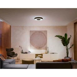 Smart Belysning ^ Philips Hue WCA INFUSE PLAFOND 34W SORT 437 MM