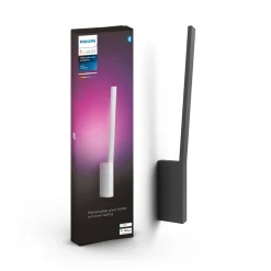Smart Belysning ^ Philips Hue WCA LIANE VÆGLAMPE 12W SORT