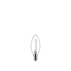 Led ^ Philips KLAR LED PÆRE KERTE E14 1W