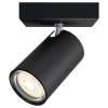 Spotlights ^ Philips KOSIPO 1 SPOTLAMPE SORT GU10 5,5W