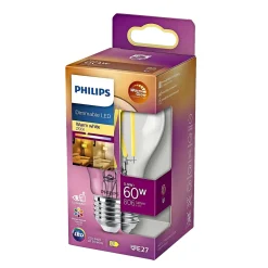 Led ^ Philips LED PÆRE STANDARD E27 6W