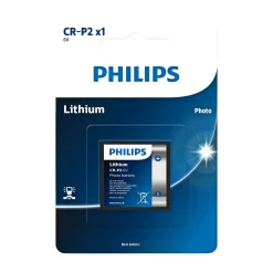 Batterier ^ Philips LITIUM CR-P2 BATTERI 1 STK/PAK