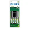 Batterier ^ Philips MULTILIFE SCB1490 BATTERIOPLADER 4 X AA