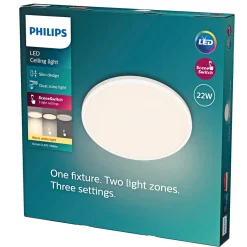 Plafonder ^ Philips OZZIET CL570 PLAFOND 22W HVID 0 0